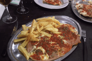 Buenos Ayres Pizza Café milanesa