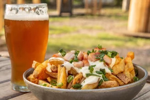 Container Beer Grill Papas