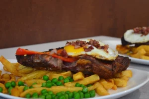 America Resto Carne Con Papas