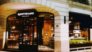 Quotidiano Bar de Pastas Recoleta Fachada