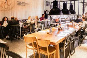 Quotidiano Bar de Pastas Recoleta Interior