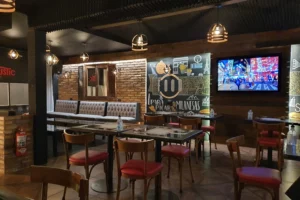 Rustic Beer Bar Interior
