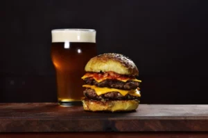 Barcelona Casa de Cervezas Hamburguesa