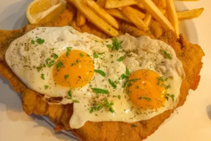 La MilaGrosa Milanesas Milanesa a Caballo