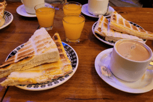 Café del árbol San Telmo merienda